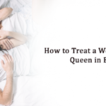 Woman Queen in Bed